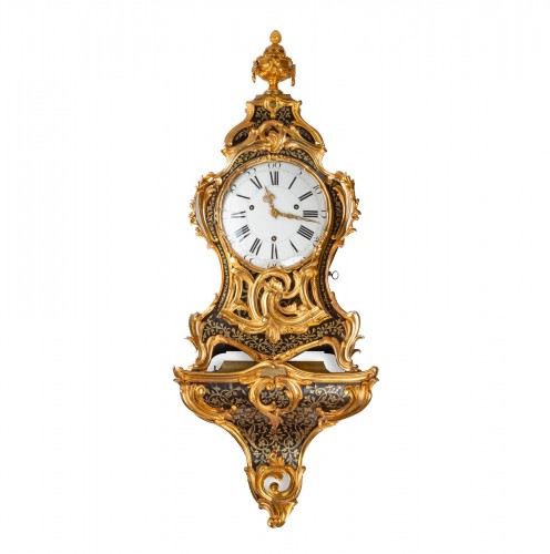 Lieutaud, Duplessis and Fonck -  A late Louis XV Boulle inlaid bracket clock
