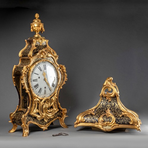 Lieutaud, Duplessis and Fonck -  A late Louis XV Boulle inlaid bracket clock - 
