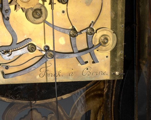 Lieutaud, Cartel Louis XV à petite sonnerie en marqueterie Boulle - Louis XV