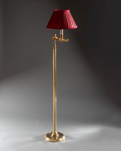 Lighting  - Maison Meilleur - A pair of brass floor lamps