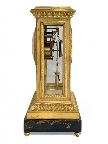 Empire - Manière,Merlet et Thomire - Pendule régulateur en bonze doré vers 1795-1805