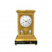Manière,Merlet  et Thomire - Pendule régulateur en bonze doré vers 1795-1805