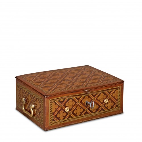 XXe siècle - Coffre fort à Bijoux de la duchesse de Talleyrand - Fichet vers 1900