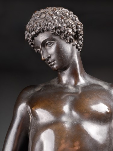 Antinoüs du Capitole, bronze d''après l'Antique - Galerie Philippe Guegan