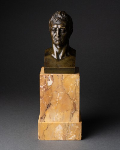 Buste en bronze de Lafayette d'après David d'Angers, vers 1830 - Galerie Philippe Guegan
