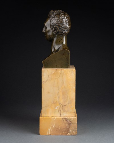  - Buste en bronze de Lafayette d'après David d'Angers, vers 1830