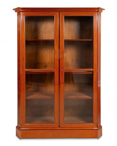 A Louis XVI mahogany bookcase signed Claude Charles Saunier
