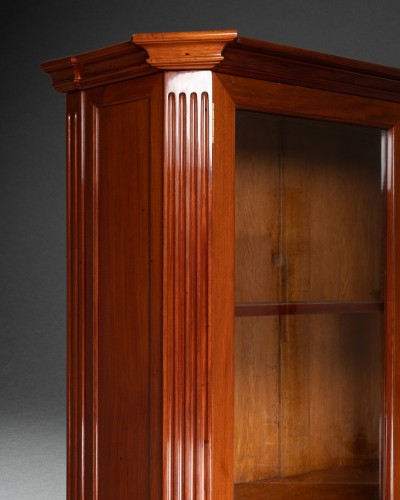 Louis XVI - A Louis XVI mahogany bookcase signed Claude Charles Saunier