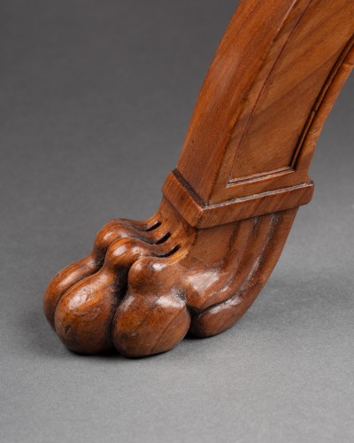 A Consulate period mahogany curule stool , with lion’s paw, by JB Demay - Seating Style Empire