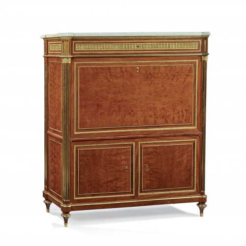 A large Louis XVI secretaire à abattant signed E.Avril