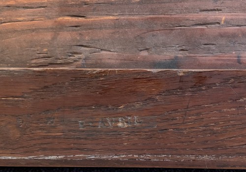 Antiquités - A large Louis XVI secretaire à abattant signed E.Avril