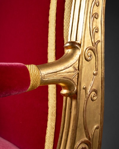 Seating  - A Ceremonial giltwood Armchair Delivered for Lucien Bonaparte 