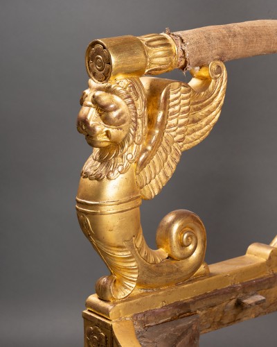Empire - A Ceremonial giltwood Armchair Delivered for Lucien Bonaparte 