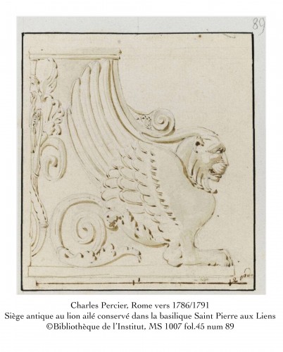 Antiquités - A Ceremonial giltwood Armchair Delivered for Lucien Bonaparte 