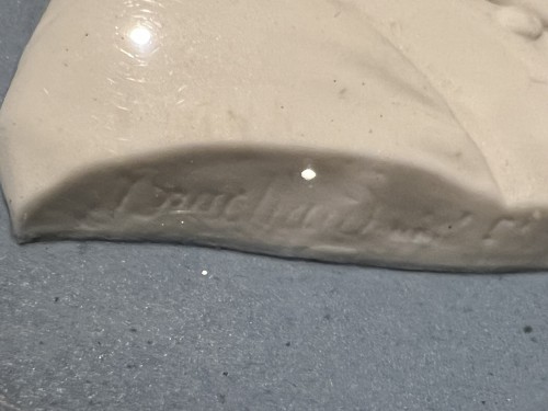 Médaillon en biscuit de Sèvres au profil du baron Dubois (Medecin) - Galerie Philippe Guegan
