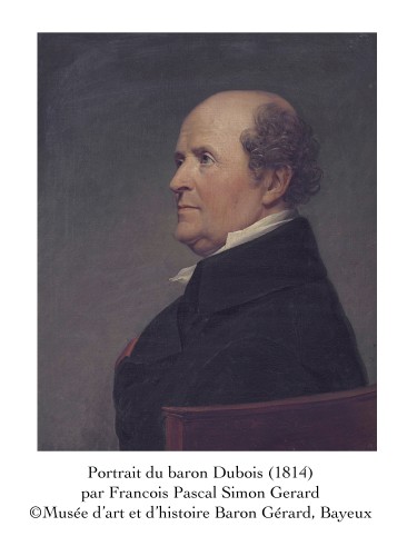 Médaillon en biscuit de Sèvres au profil du baron Dubois (Medecin) - Restauration - Charles X