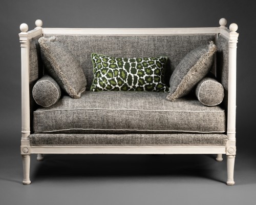 Paire de canpés d'époque Empire signés CRESSENT - Sièges Style Empire