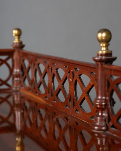 Mobilier Bibliothéque, vitrine - Paire de petites bibliothèques en acajou par Lesage d'époque Restauration