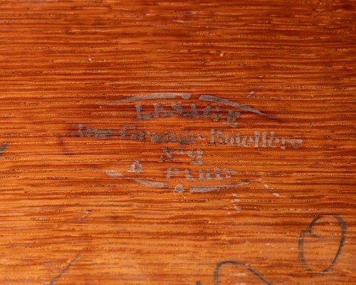 Paire de petites bibliothèques en acajou par Lesage d'époque Restauration - Galerie Philippe Guegan