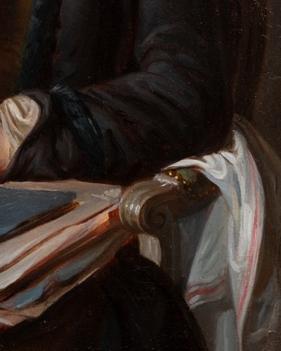 Portrait of the painter and miniaturist Jean-Baptiste Jacques Augustin - 