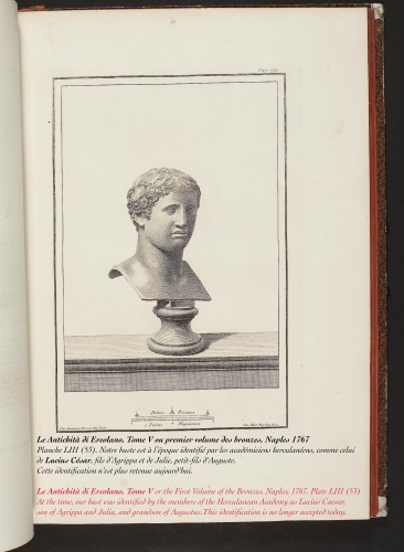 Antiquités - GRAND TOUR SOUVENIR – A Napolitan bronze bust after the antique
