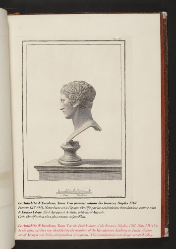 Antiquités - GRAND TOUR SOUVENIR – A Napolitan bronze bust after the antique