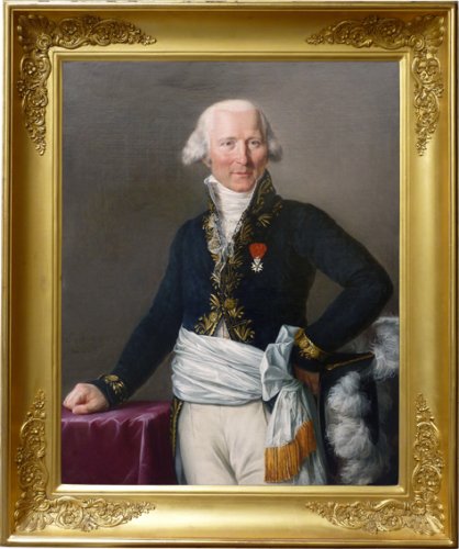 Elise Bruyère, born Le Barbier - Portrait de Mr Saget législateur - 1806 - Paintings & Drawings Style Empire
