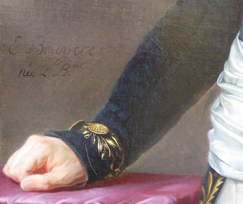 Paintings & Drawings  - Elise Bruyère, born Le Barbier - Portrait de Mr Saget législateur - 1806