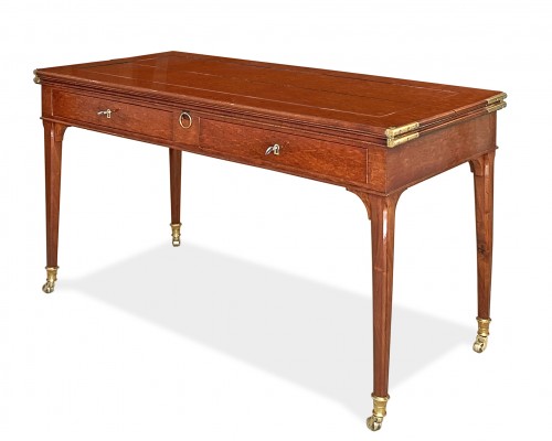 A Louis XVI mahogany transforming desk attributed to Canabas