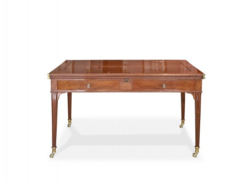A Louis XVI mahogany transforming desk attributed to Canabas - Louis XVI