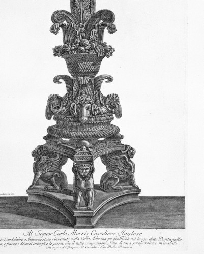 Giovanni Battista PIRANESI (1720-1778) - Candelabrum - Engravings & Prints Style 