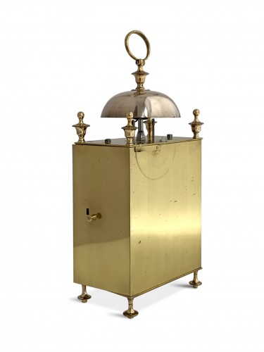 Antiquités - A Louis XVI brass capucine clock