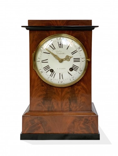 Jean Antoine Voisin - A large mahogany clock