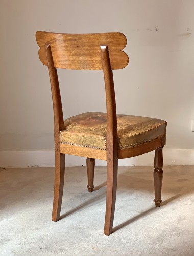 Antiquités - Attributed to Jacob Desmalter - A set of six mahogany chairs circa 1805