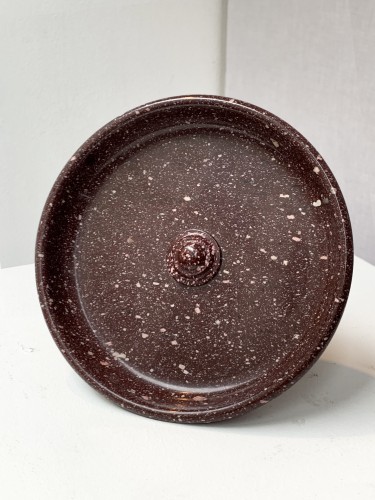 A small porphyry tazza, Italie 19th century - Decorative Objects Style 