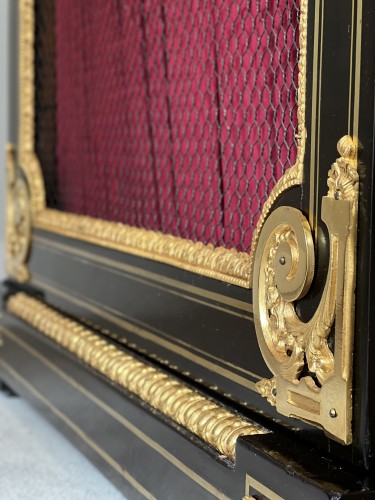 19th century - A pair of ormolu mounted ebonised cabinet after André Charles Boulle 