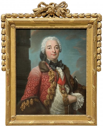 Ecole Francaise de la seconde moitié du XVIIIe siècle - Portrait du duc de Villlars