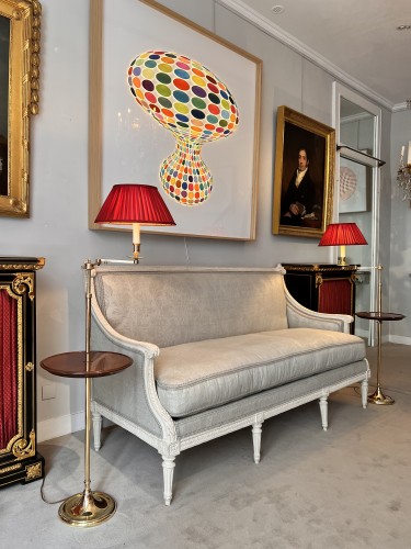 Lighting  - Maison Meilleur - A pair of brass floor lamps