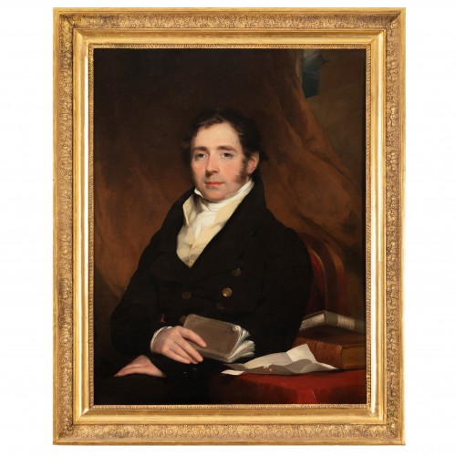 Tableaux et dessins Tableaux XIXe siècle - Sir William Beechey (1753-1839) - Portait de Robert Grant Esq. MP, 1823