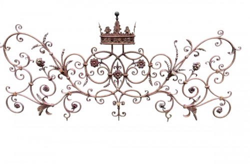 high wrought iron gates