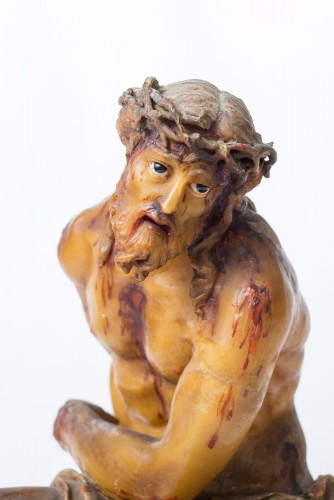 18th century - Christ of pity in wax, Italy 18th century
