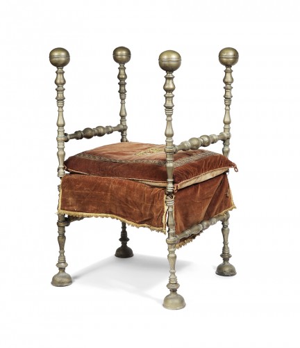 Folding armchair, Italy 17th century