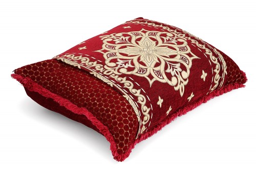 Tapestry & Carpet  - 9 silk velvet cushions, France 1920