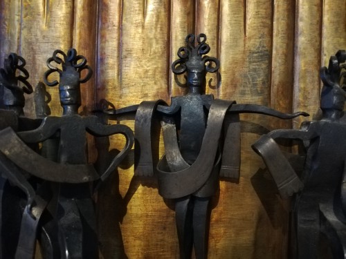 Decorative Objects  - Wrought iron and brass sculpture by Carlos Y Manuel Tolosa 1929