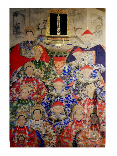 Chinese dignitaries depicted, 19th century