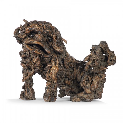 Asian Works of Art  - Pair of Phô dogs, Japan 19th century