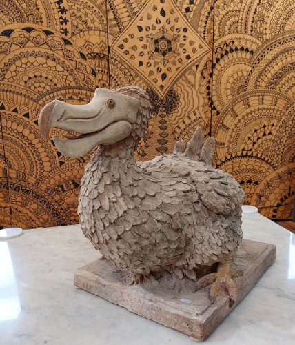 Terracotta sculpture of bird &quot;dodo&quot;, Italy 1950 - Sculpture Style 50