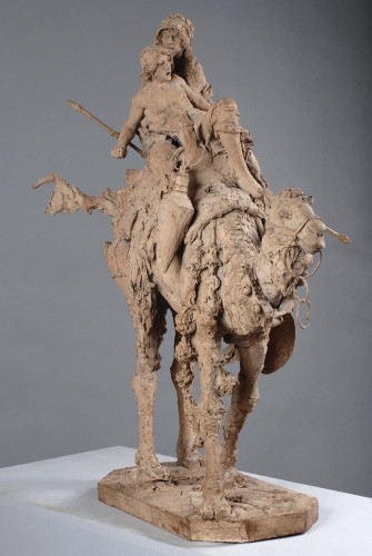 Étude en terre crue d'Antonio Susillo, Espagne 1891 - Galerie PLA