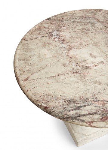 Mobilier Table & Guéridon - Guéridon en marbre, Italie 19e siècle