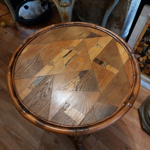 Mobilier Table & Guéridon - Guéridon en bambou, France 19e siècle